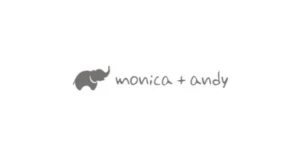 Monica + Andy logo