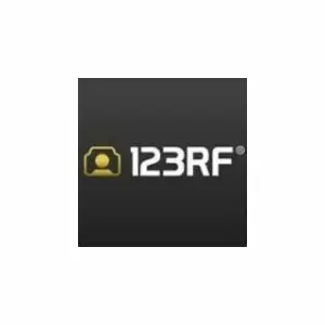 123RF Stock Photo Subscription logo